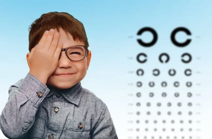 eye exam for 6/6 vision