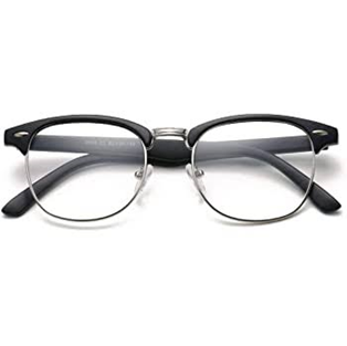 Brown Line or Semi-rimless Glasses