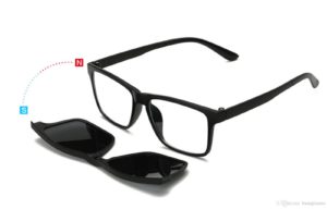 magnetic clip-on sunglasses