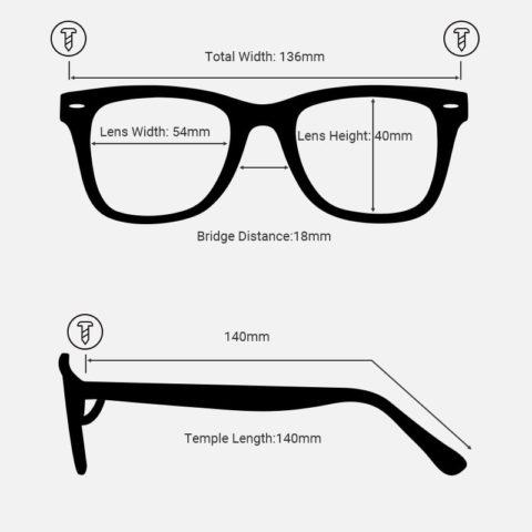 Meaning Of Numbers: Inside Eyeglasses Frames | Frame Size, Dimension