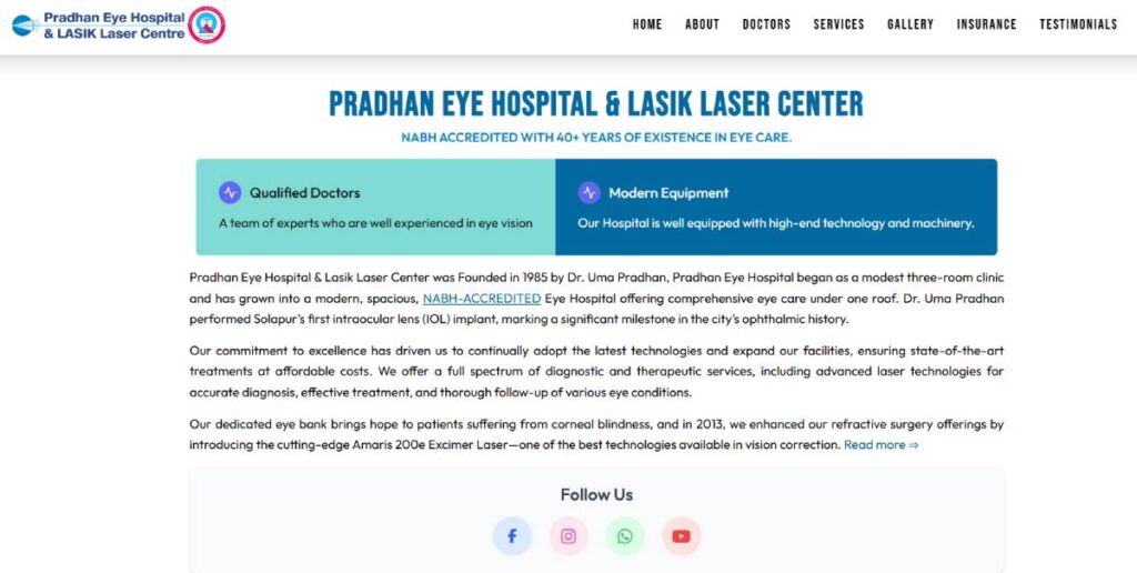 Pradhan Eye Hospital and LASIK Laser Center